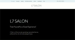 Desktop Screenshot of l7salon.com